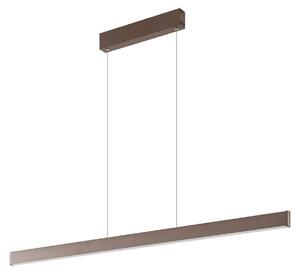 Függőlámpa Lucande, Mylosh, dimmable, Barna / Rozsdabarna, Konyha, Alumínium, Modern
