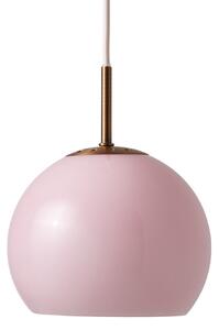 Függőlámpa FRANDSEN, Ball, dimmable, Rózsaszín / Rosé, Nappali, Üveg, Dizájn