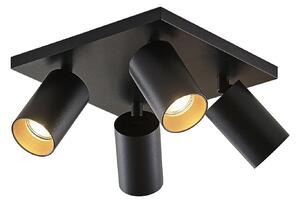 Mennyezeti Lámpa Arcchio, Brinja, dimmable, Fekete, Folyosó, Alumínium, Modern