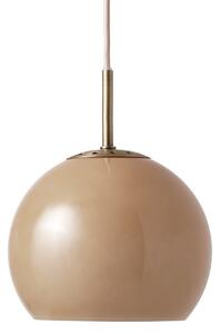 Függőlámpa FRANDSEN, Ball, dimmable, Barna / Rozsdabarna, Nappali, Üveg, Dizájn