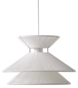 Függőlámpa FRANDSEN, Kiku, dimmable, Fehér, Nappali, Szövet / Textília, Dizájn