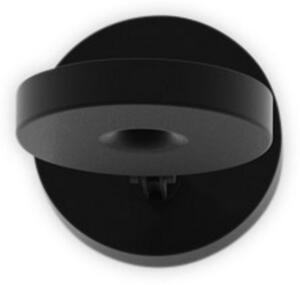 Fali Lámpa Rotaliana, String H0 DTW, dimmable, Fekete, Nappali, Fém, Dizájn