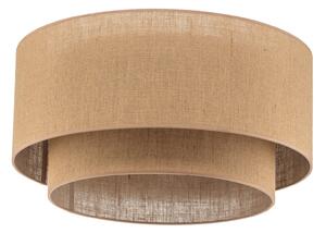 Mennyezeti Lámpa Euluna, Boho jute, dimmable, Barna / Rozsdabarna, Nappali, Szövet / Textília, Boho