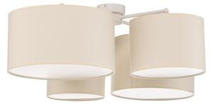 Mennyezeti Lámpa Euluna, Lodge, dimmable, Bézs, Nappali, Szövet / Textília, Modern