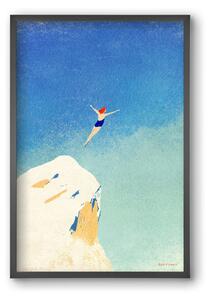 Flying - falikép keretben | artbridge