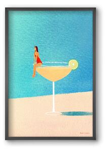 Poolside Margarita - falikép keretben | artbridge