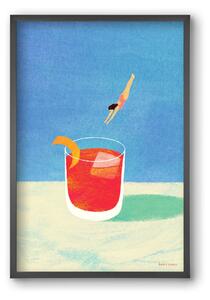 Negroni Please - falikép keretben | artbridge