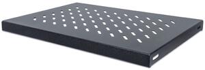Intellinet 1U 19" Fixed Shelf rack polc 345mm fekete (712521)