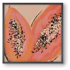 Pink Papaya - falikép keretben | artbridge