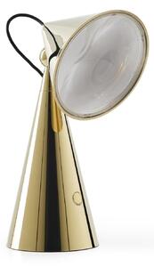 Asztali lámpa Tom Dixon, POSE, dimmable, Arany / Sárgaréz, Nappali, Műanyag, Dizájn
