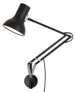 Fali Lámpa Anglepoise, Type 75, Fekete, Dolgozószoba / iroda, Fém, Indusztriális dizájn