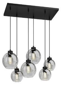 Függőlámpa TK Lighting, Cubus, dimmable, Szürke, Nappali, Üveg, Modern