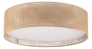 Mennyezeti Lámpa TK Lighting, Juta, dimmable, Bézs, Nappali, Szövet / Textília