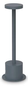 TOFFEE LED kültéri állólámpa, antracit, Ø8 cm, 25 cm