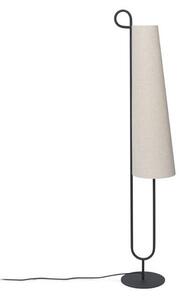 Állólámpa ferm LIVING, Ancora, Fekete, Nappali, Fém, Dizájn