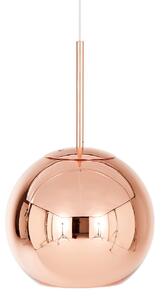 Függőlámpa Tom Dixon, Copper Round, dimmable, Réz, Nappali, Műanyag, Dizájn