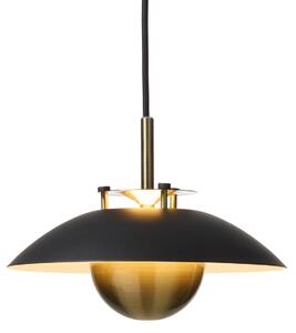 Függőlámpa Halo Design, STEPP, dimmable, Fekete, Étkező, Fém, Skandináv