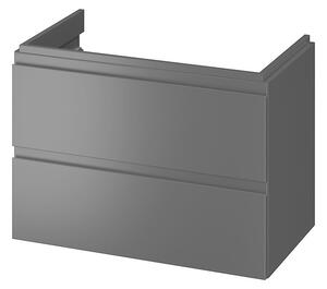 Cersanit Moduo, falra akasztható mosdószekrény 80x45x57 cm, antracit matt, S590-069-DSM