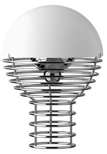 Asztali lámpa Verpan, Wire, dimmable, Fehér, Nappali, Rozsdamentes acél, Dizájn