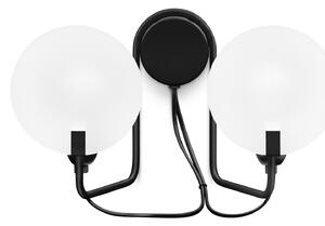 Fali Lámpa Stilnovo, Bugia, dimmable, Fekete, Nappali, Fém, Dizájn