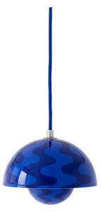 Függőlámpa &Tradition, Flowerpot VP10, dimmable, Kék, Nappali, Fém, Dizájn
