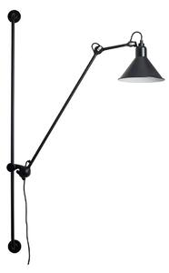 Fali Lámpa Lampe Gras, Fekete, Nappali, Fém, Indusztriális dizájn