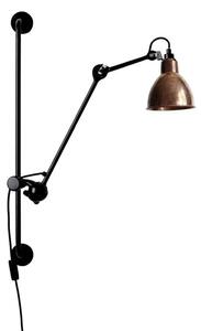 Fali Lámpa Lampe Gras, 201 Round, Fekete, Nappali, Fém, Indusztriális dizájn
