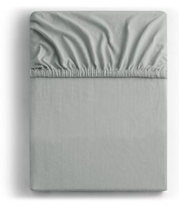 Világosszürke gumis jersey lepedő 180x200 cm Amber – Restilo