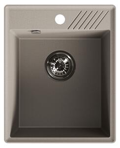 Laveo Hub, 1 rekeszes gránit mosogató 394x485x204 mm, bézs, LAV-SPH_410Y