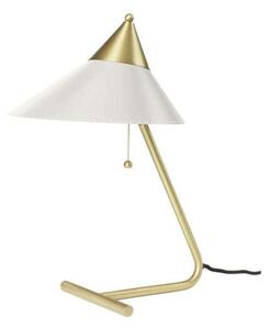 Asztali lámpa Warm Nordic, Brass Top, Fehér, Nappali, Fém, Dizájn