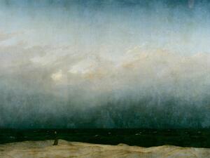 Festmény reprodukció Monk by the Sea (Vintage Seascape) - Caspar David Friedrich, (40 x 30 cm)