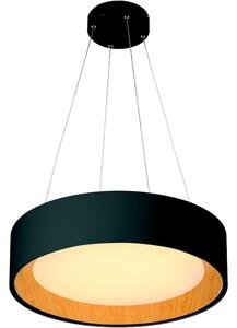 Eurolamp LED Csillár zsinóron LED/30W/230V 3000K fekete/tölgy EU0027