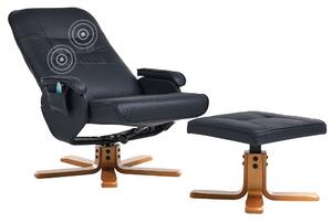 Masszázsfotel RELAXPRO Műbőr Fekete