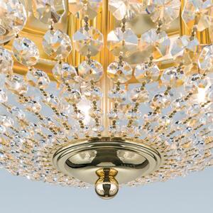 Kirstály mennyezeti lámpa, PLAFOND, 47cm, arany