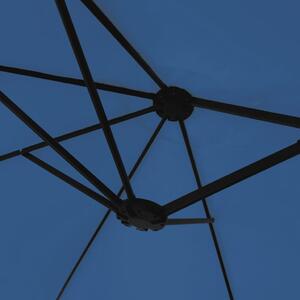 VidaXL azúrkék dupla tetős napernyő 449x245 cm