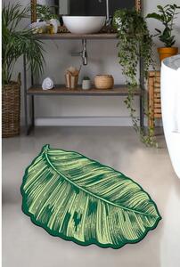 Zöld fürdőszobai kilépő 60x100 cm Sheet – Foutastic