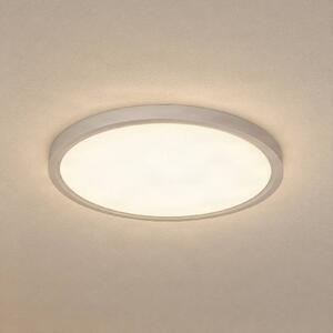 Lindby Pravin LED mennyezeti világítás, Ø 40 cm, CCT, fehér, Fehér / opál, Nappali / Étkező, Műanyag, Modern