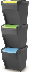 Recykle BIN 3x 25 literes szelektív hulladékgyűjtő kuka