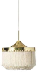 Függőlámpa Warm Nordic, Fringe, dimmable, Bézs, Nappali, Fém, Vintage