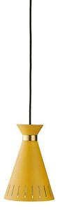 Függőlámpa Warm Nordic, Cone, dimmable, Sárga, Konyha, Fém, Vintage
