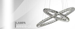 Mennyezeti LED Lámpa RING APP418-CP + távirányító