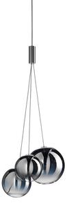 Függőlámpa Lodes, dimmable, Fémes, Étkező, Üveg