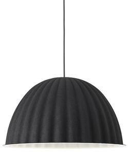 Függőlámpa Muuto, dimmable, Fekete, Étkező, Szövet / Textília