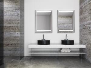 Selita LED fürdőszobai tükör alumínium keretben