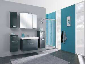 Sötétszürke függő fürdőszoba szekrény 30x70 cm Set 311 - Pelipal