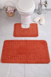 Narancssárga fürdőszobai kilépő szett 2 db-os Ethnic - Foutastic