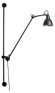 Fali Lámpa Lampe Gras, 214 Round, Fekete, Nappali, Fém, Dizájn
