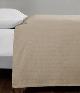 Bézs pamut ágytakaró franciaágyra 200x230 cm Serenity – Mijolnir
