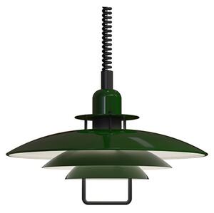Függőlámpa Belid, dimmable, Zöld, Étkező, Fém