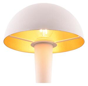Fehér LED asztali lámpa (magasság 26 cm) Canaria – Trio